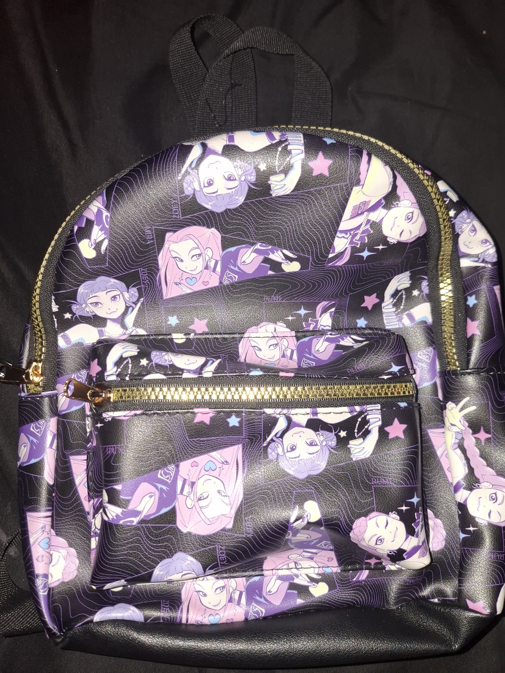 Bioworld KPop Demon Hunters Huntrix Mini Backpack,